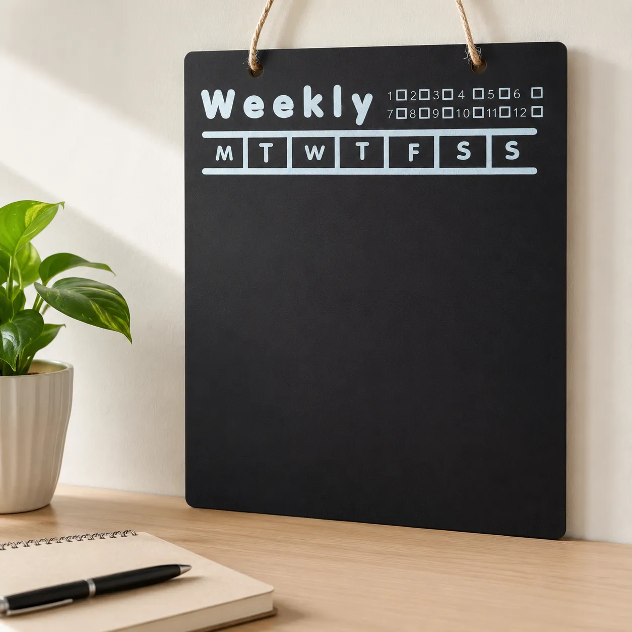 Hanging chalk board planner 3