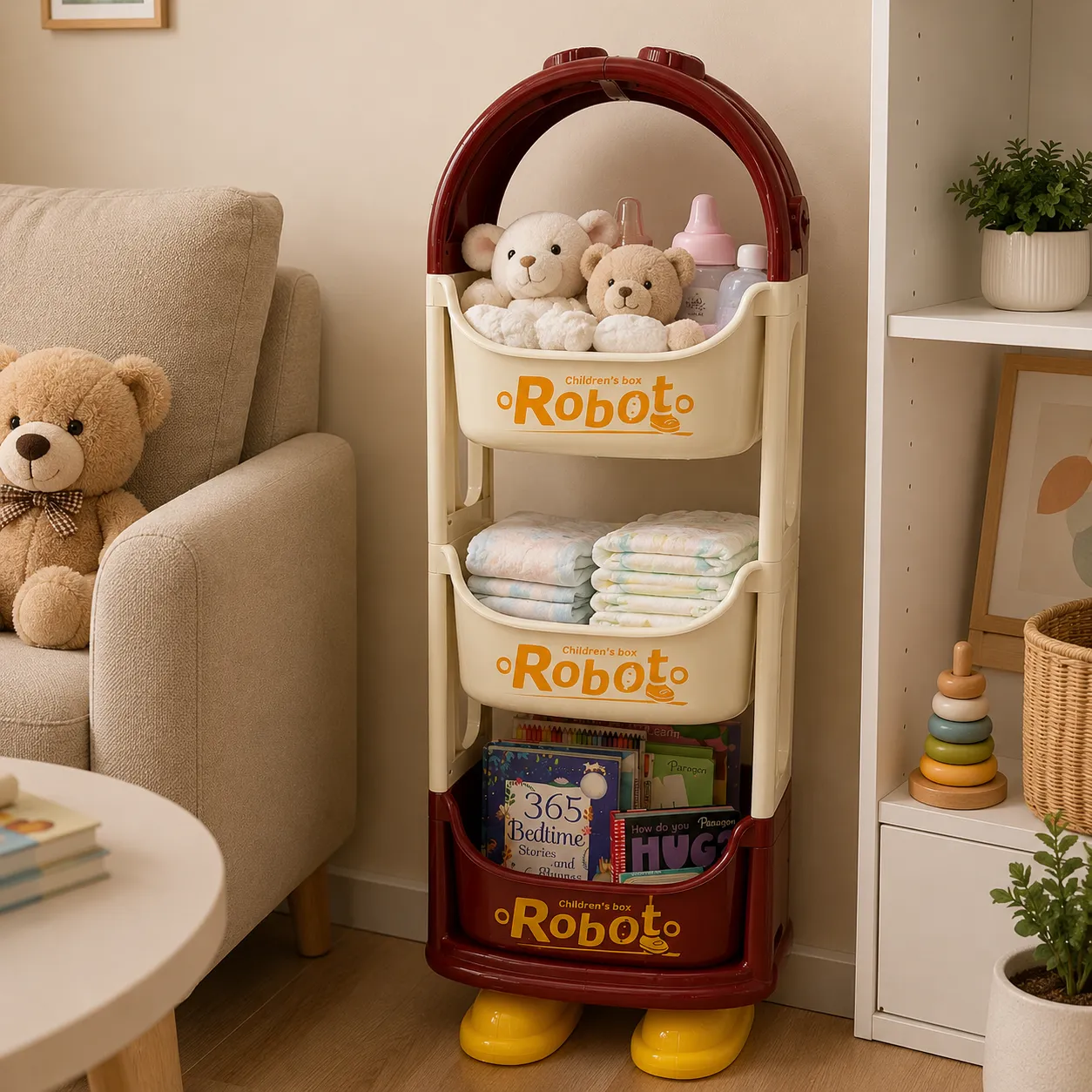 Robot Multipurpose KIDS Storage Rack 2
