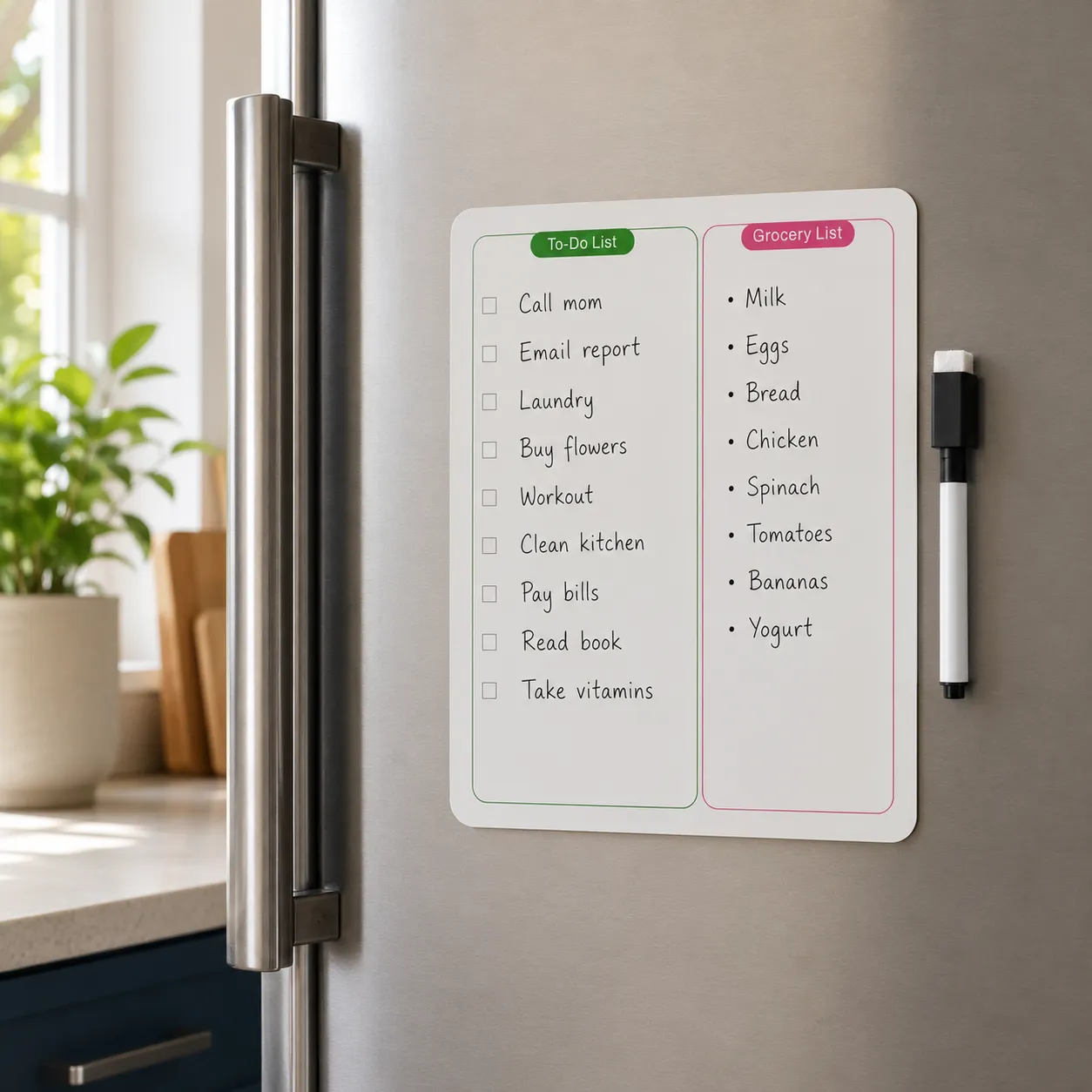 Fridge Magnetic white board 3