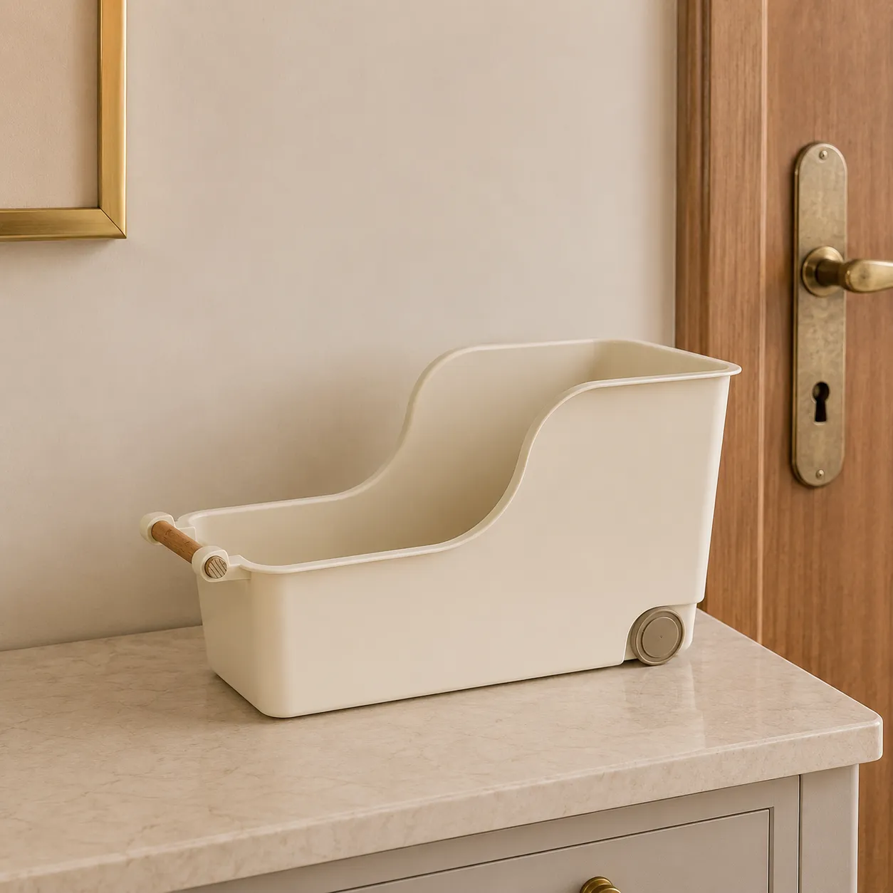 Flexi Glide on Organizer with Wooden Handle 4