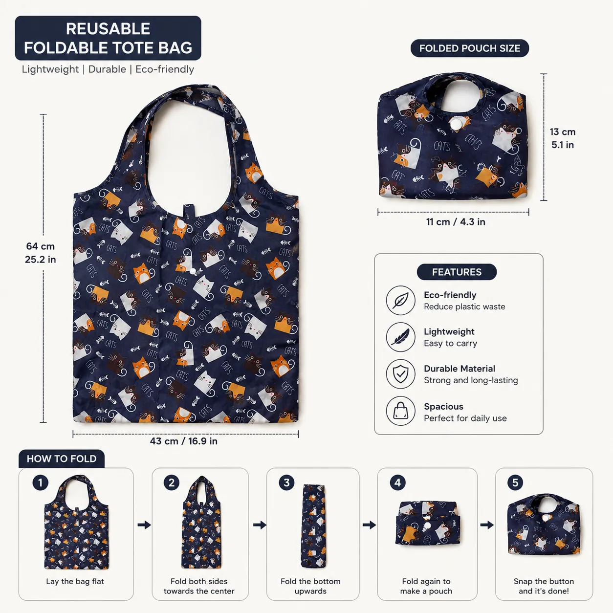 Foldable Shopping Bag 3