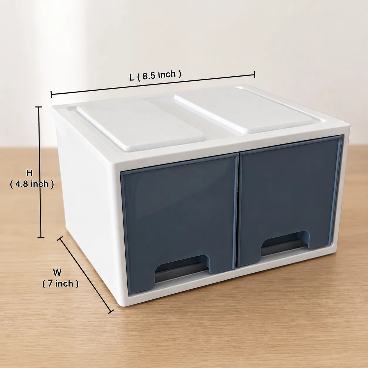 Dual Drawer Storage Box 5