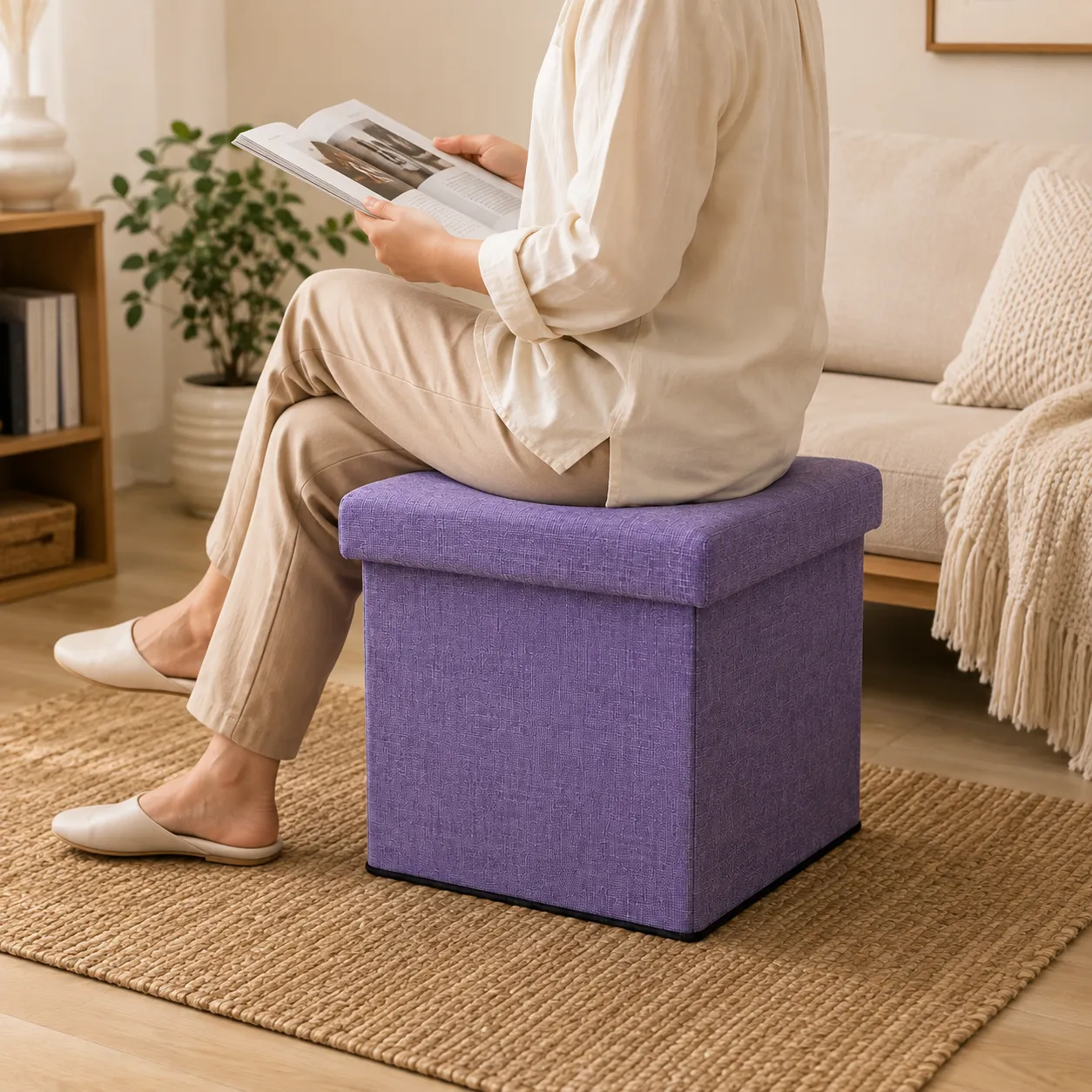 Cushion Storage Box-Square 2