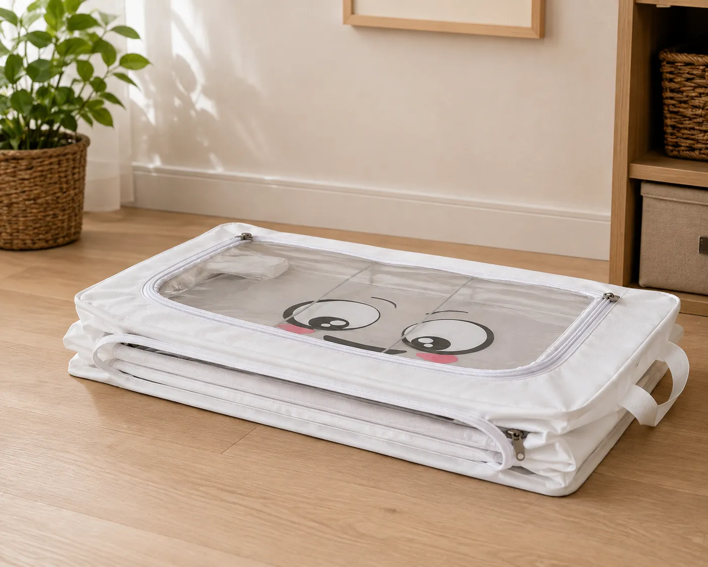 Cloth Storage BOX(with front zip) 4
