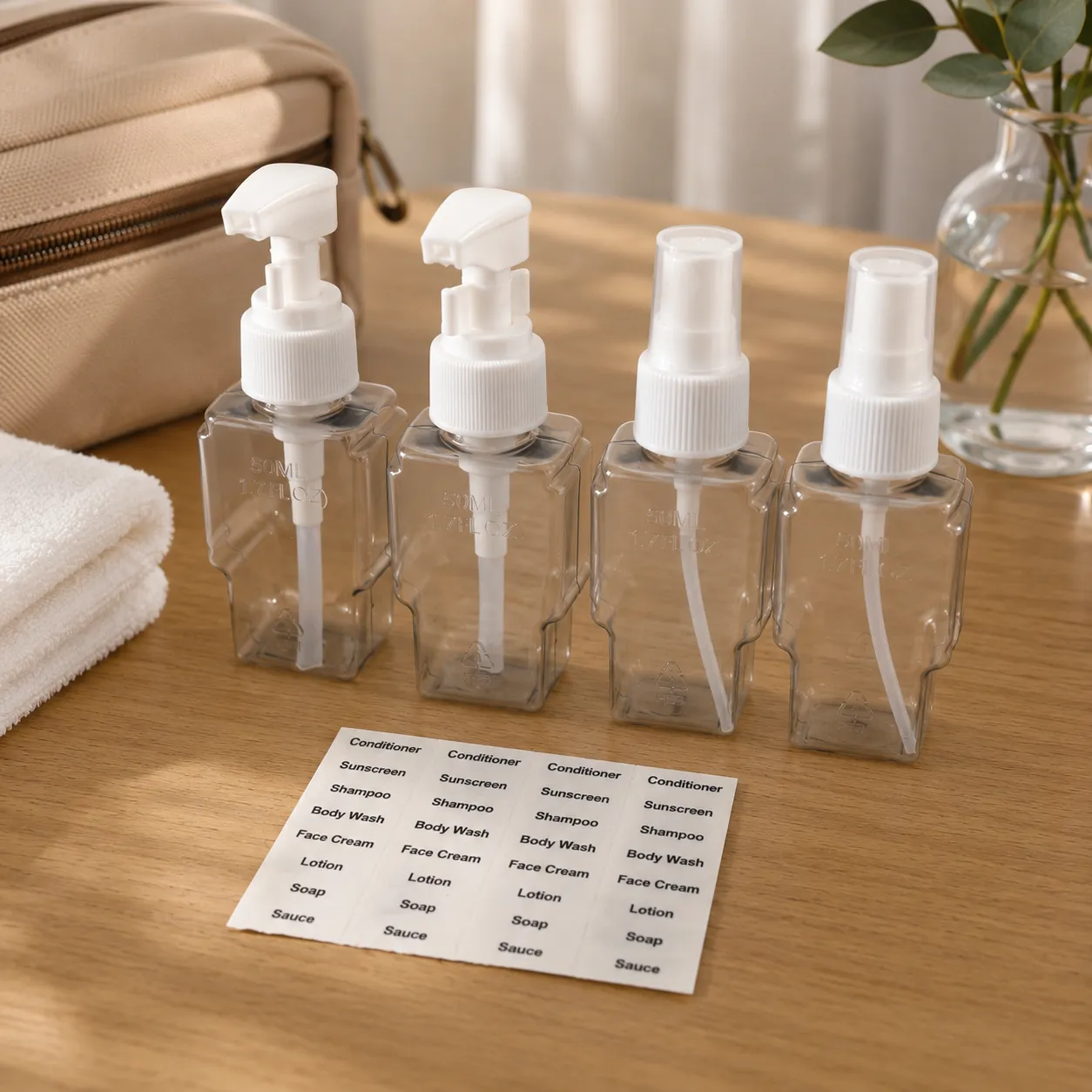 Travel Dispenser Set 4