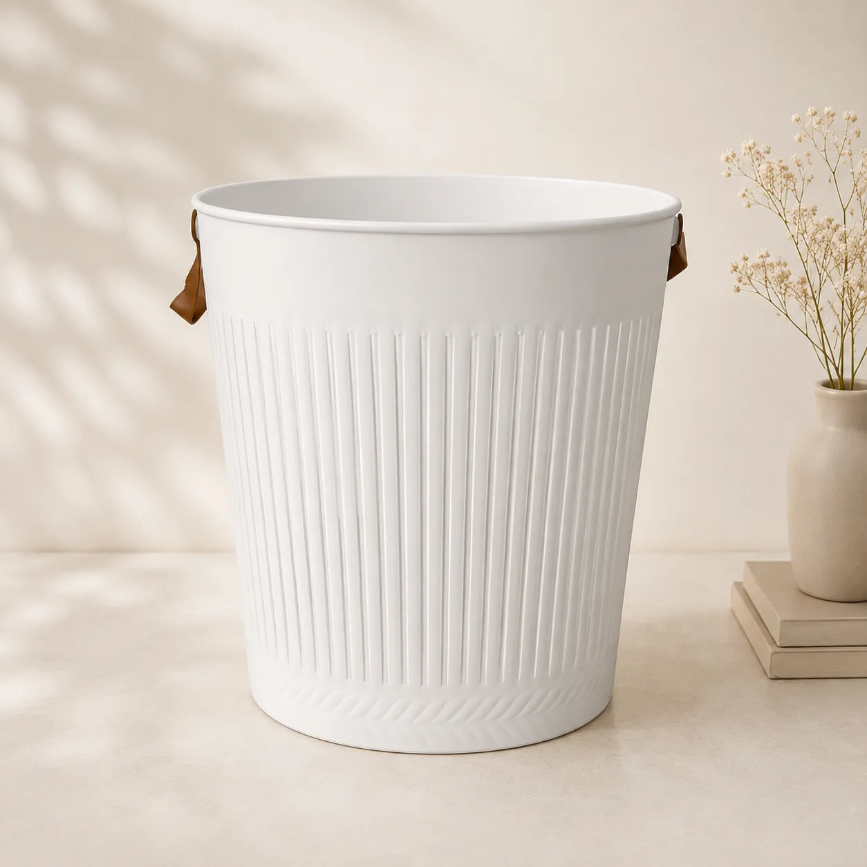 Ribbed Laundry Basket 2