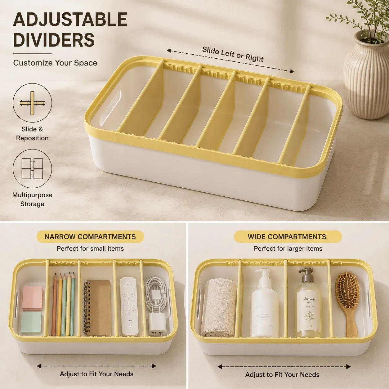 Adjustable Partition Basket 3
