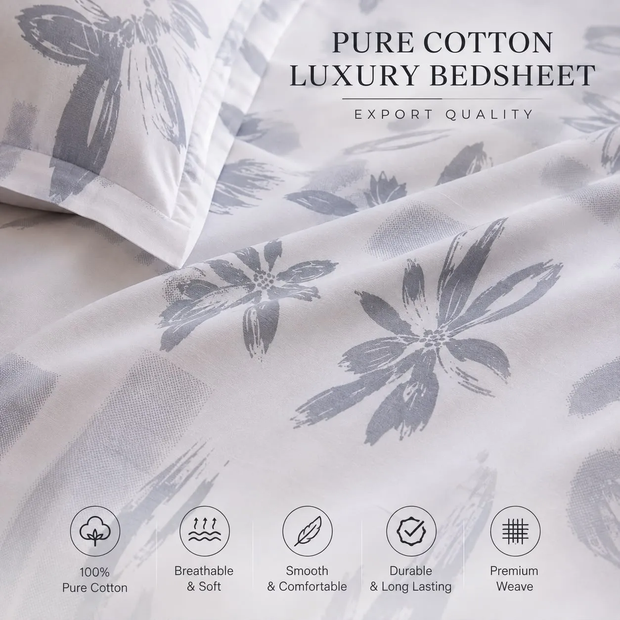 Pearl Bloom Bedsheet 2
