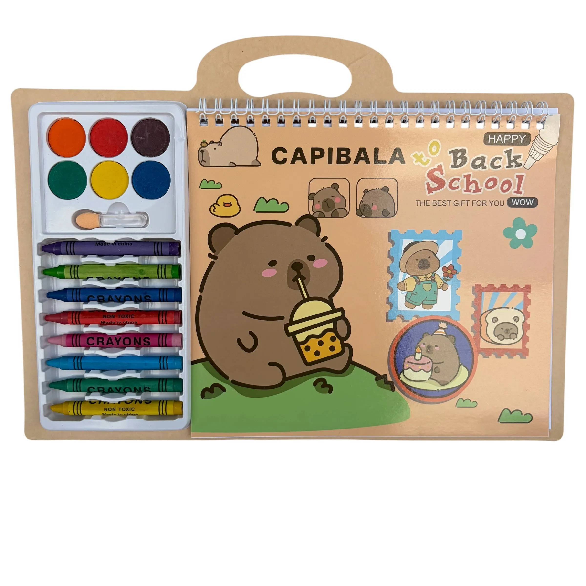 Capybara Colouring book 2