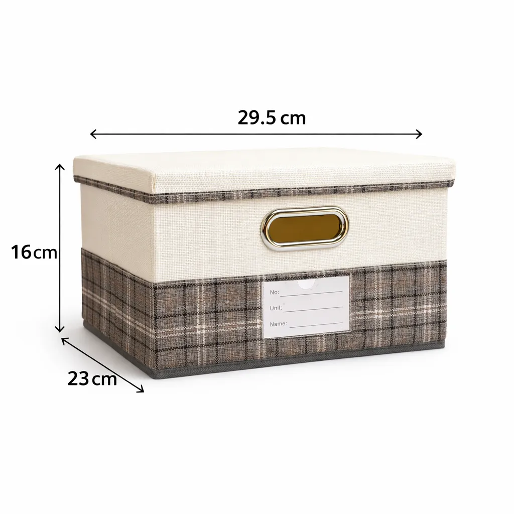 Cloth Storage Box With Lid 2