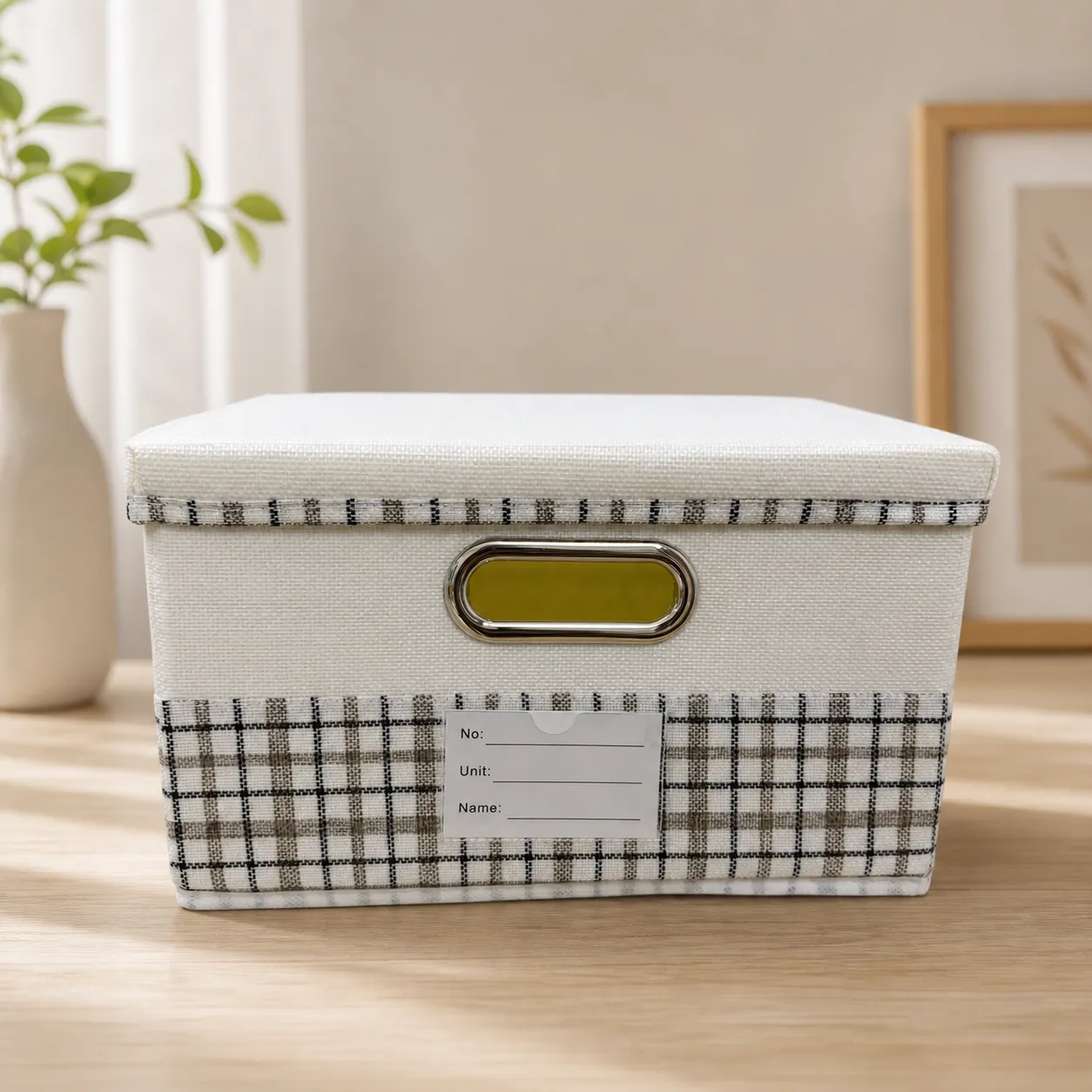 Cloth Storage Box With Lid 4