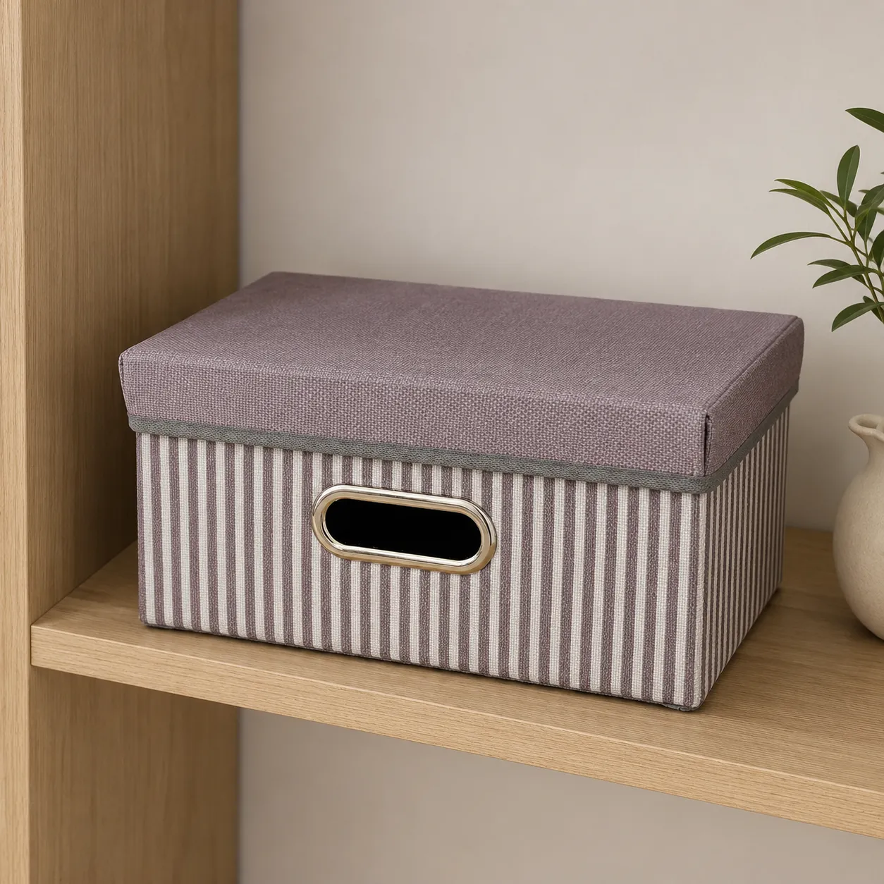 Cloth Storage Box with Lid Small 2