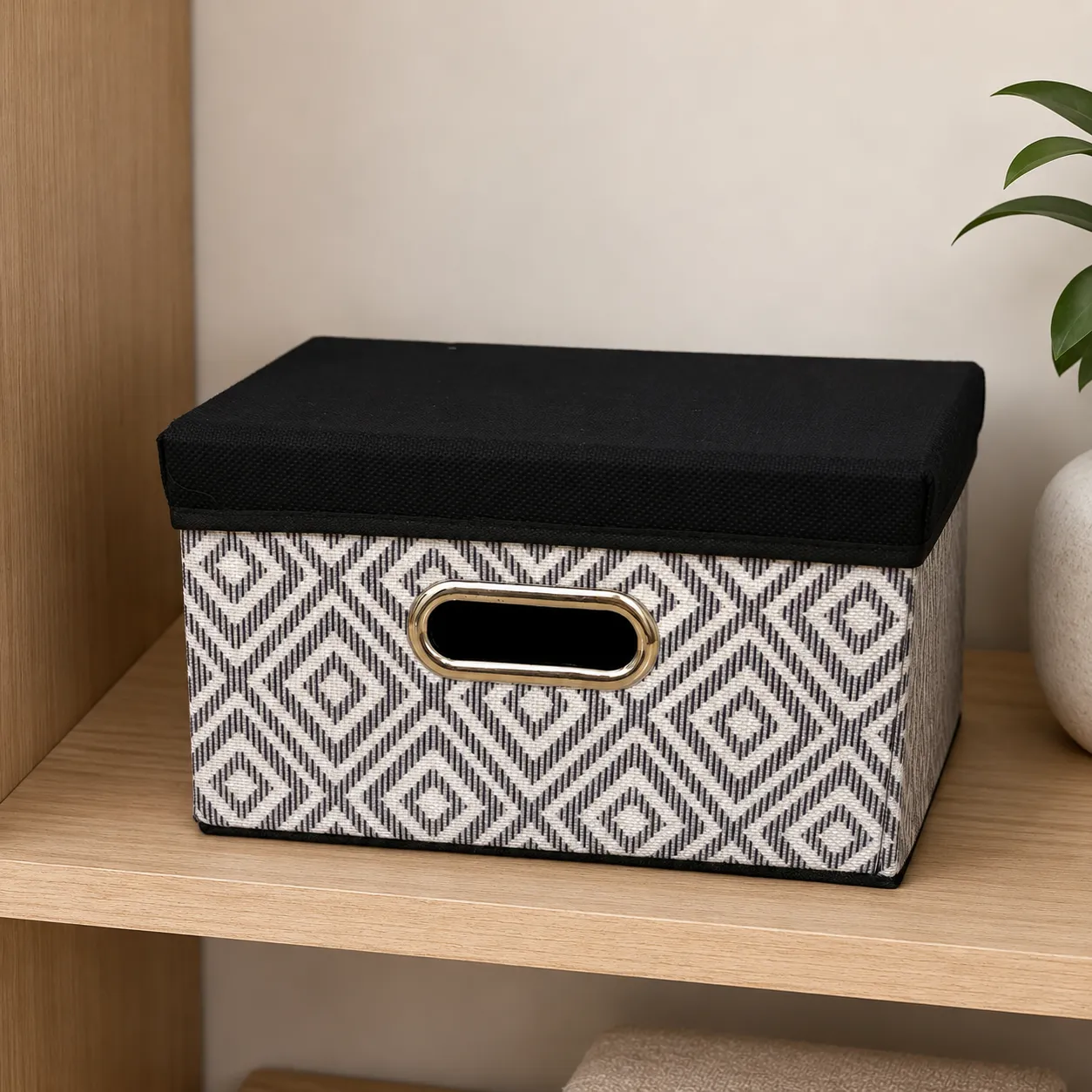 Cloth Storage Box with Lid Small 3