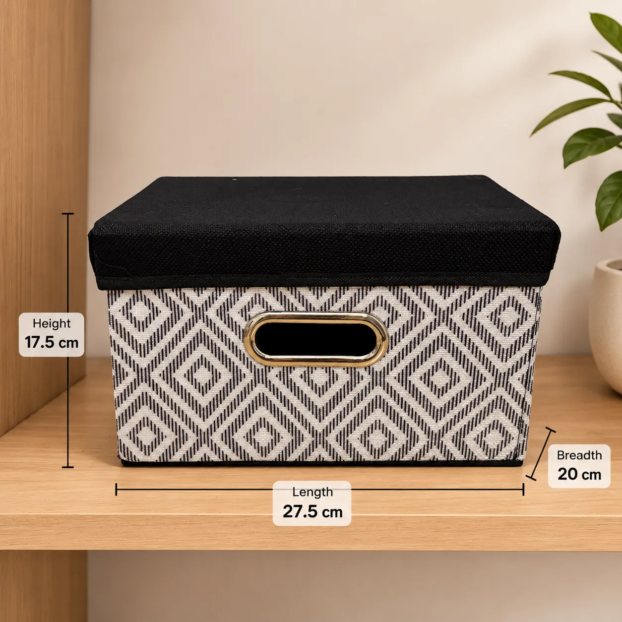 Cloth Storage Box with Lid Small 5