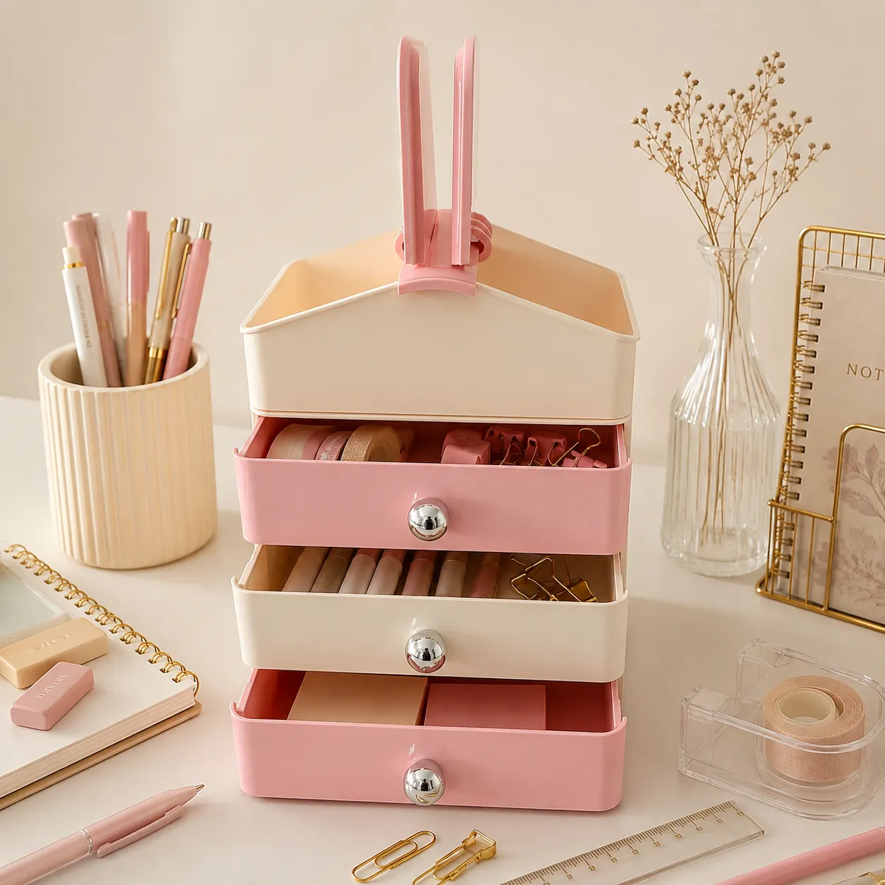 House-Shaped Multi-Drawer Organizer 2