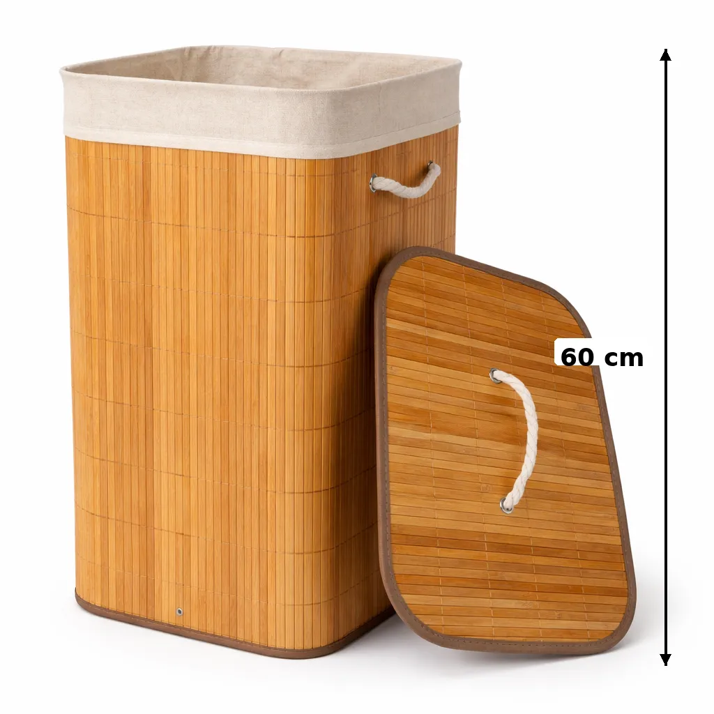Bamboo laundry basket 3