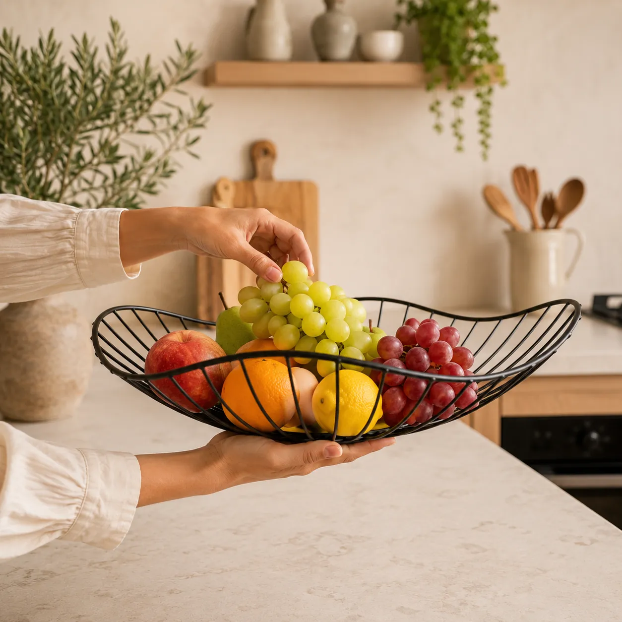 Metal Fruit Basket 2