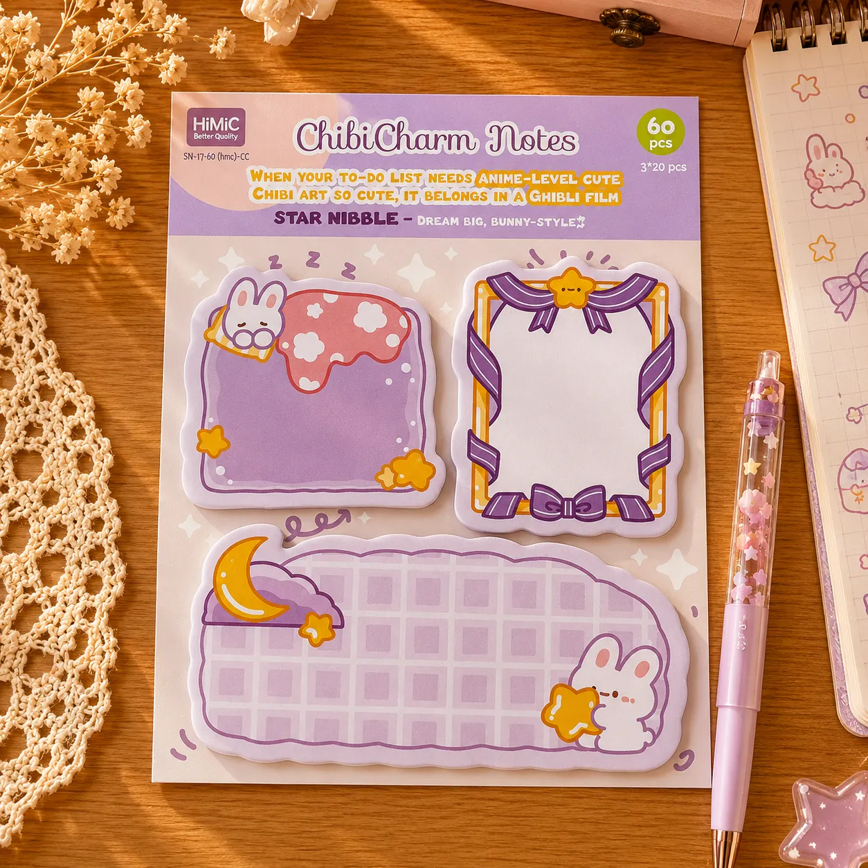 Sweet Hop Sticky Notes (60 Pieces) 3