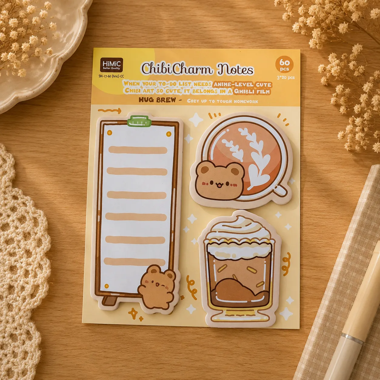 Sweet Hop Sticky Notes (60 Pieces) 5