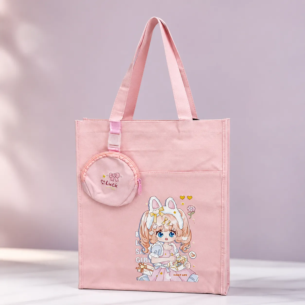 Tote Bag with Detachable Pouch 4