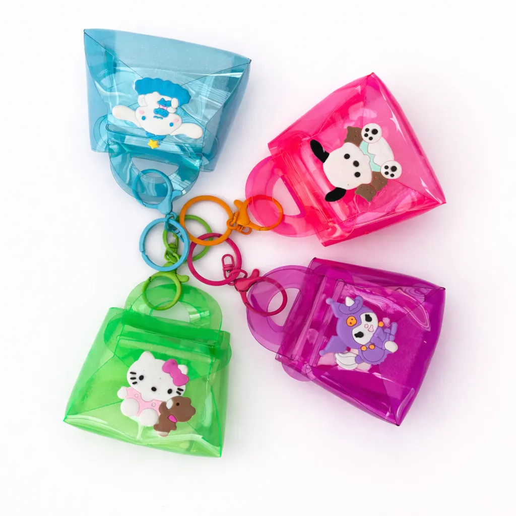 Transparent HandBag Pouch KeyChain 2