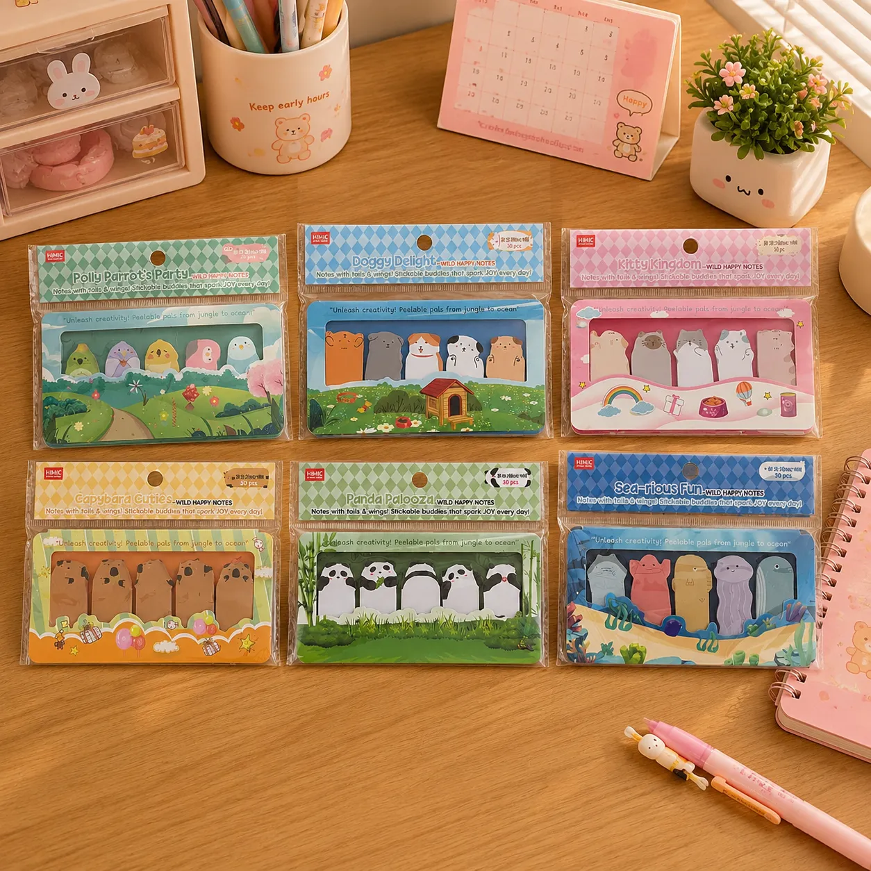 Wild Happy Notes (30 Pieces) 2